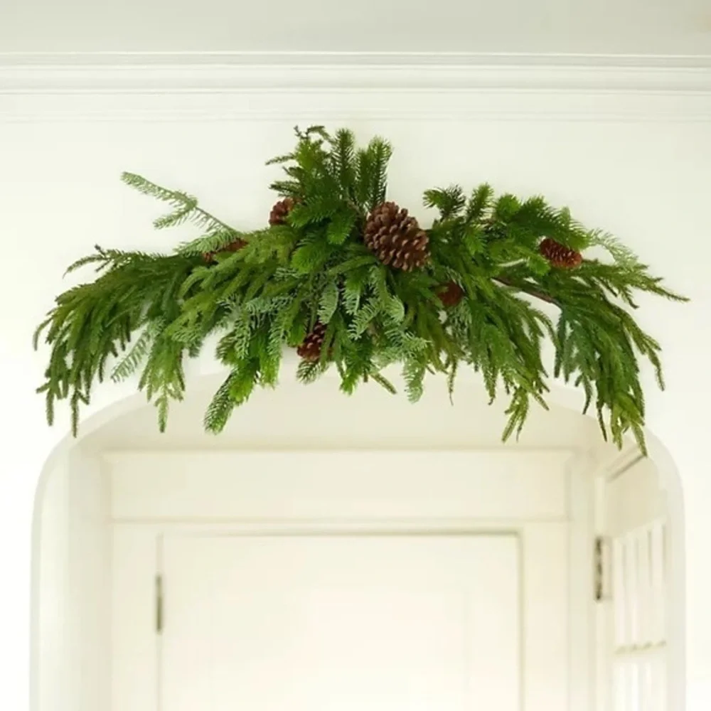 Anthropologie Terrain  Faux Evergreen Swag